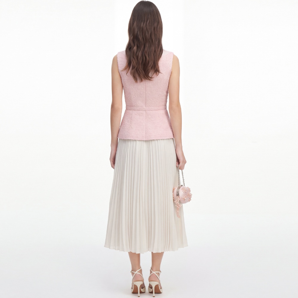 France style Pseudo-two pleated slim lace dress