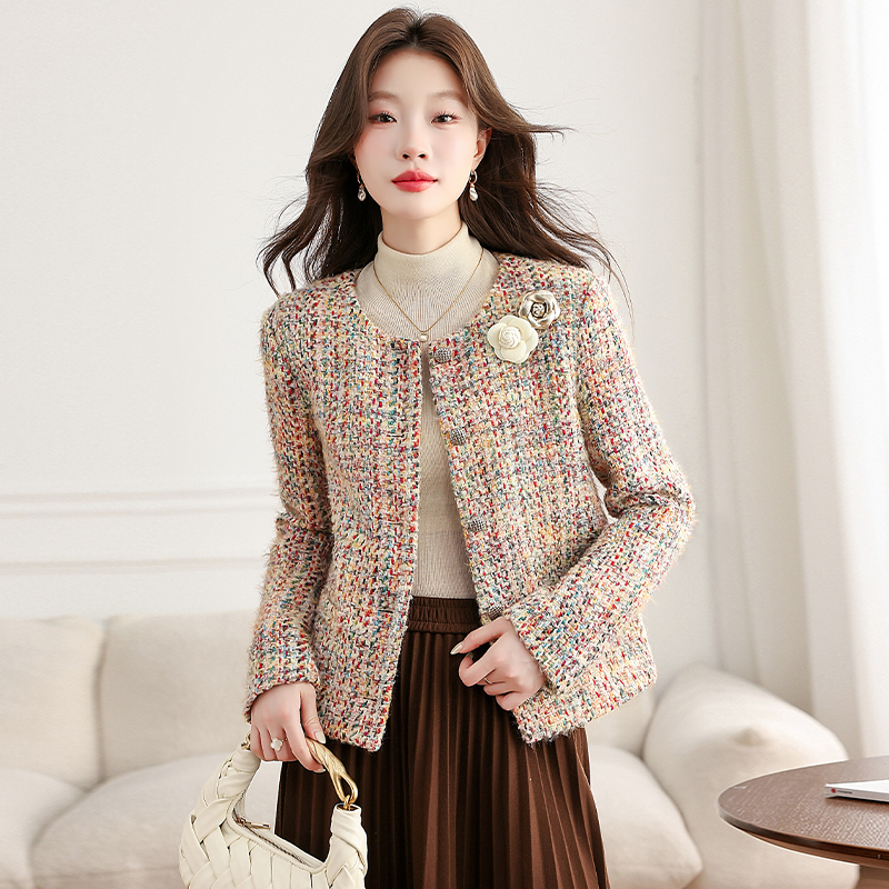 Chanelstyle tops autumn coat