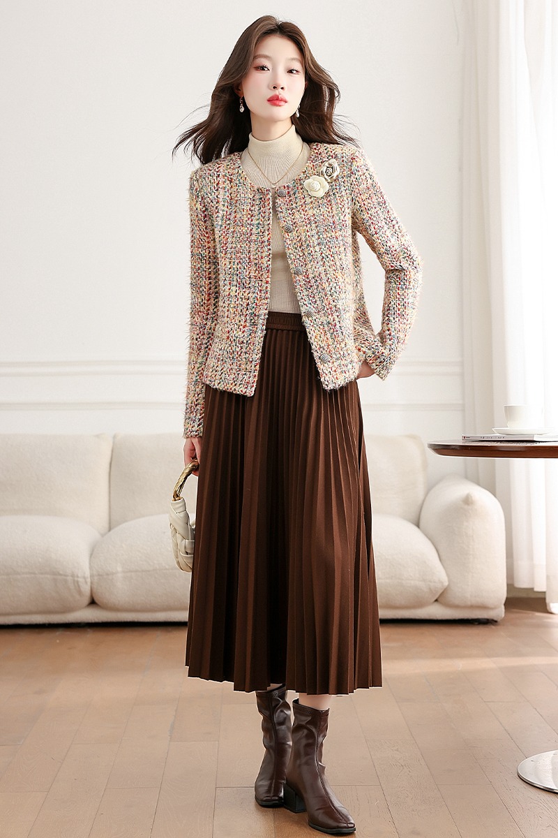 Chanelstyle tops autumn coat