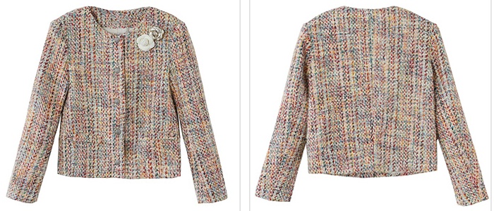 Chanelstyle tops autumn coat