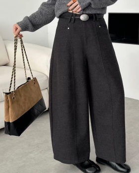 Woolen pants nine tenths casual pants for women
