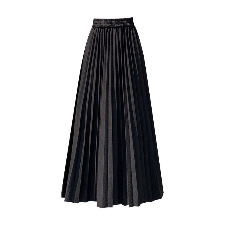 Autumn and winter large yard skirt A-line slim long dress