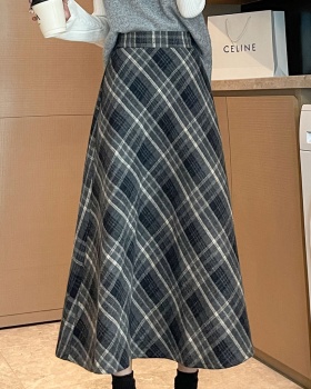 Large yard skirt woolen long skirt for women