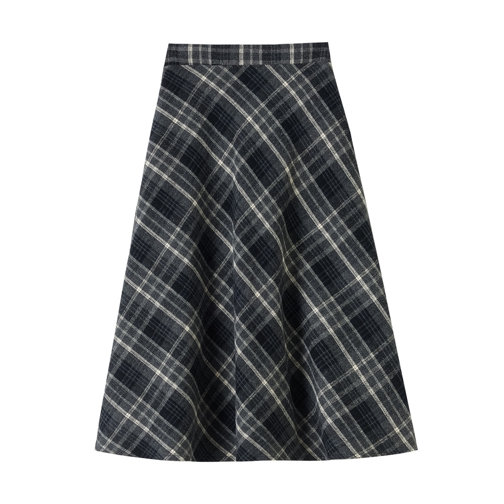 Large yard skirt woolen long skirt for women