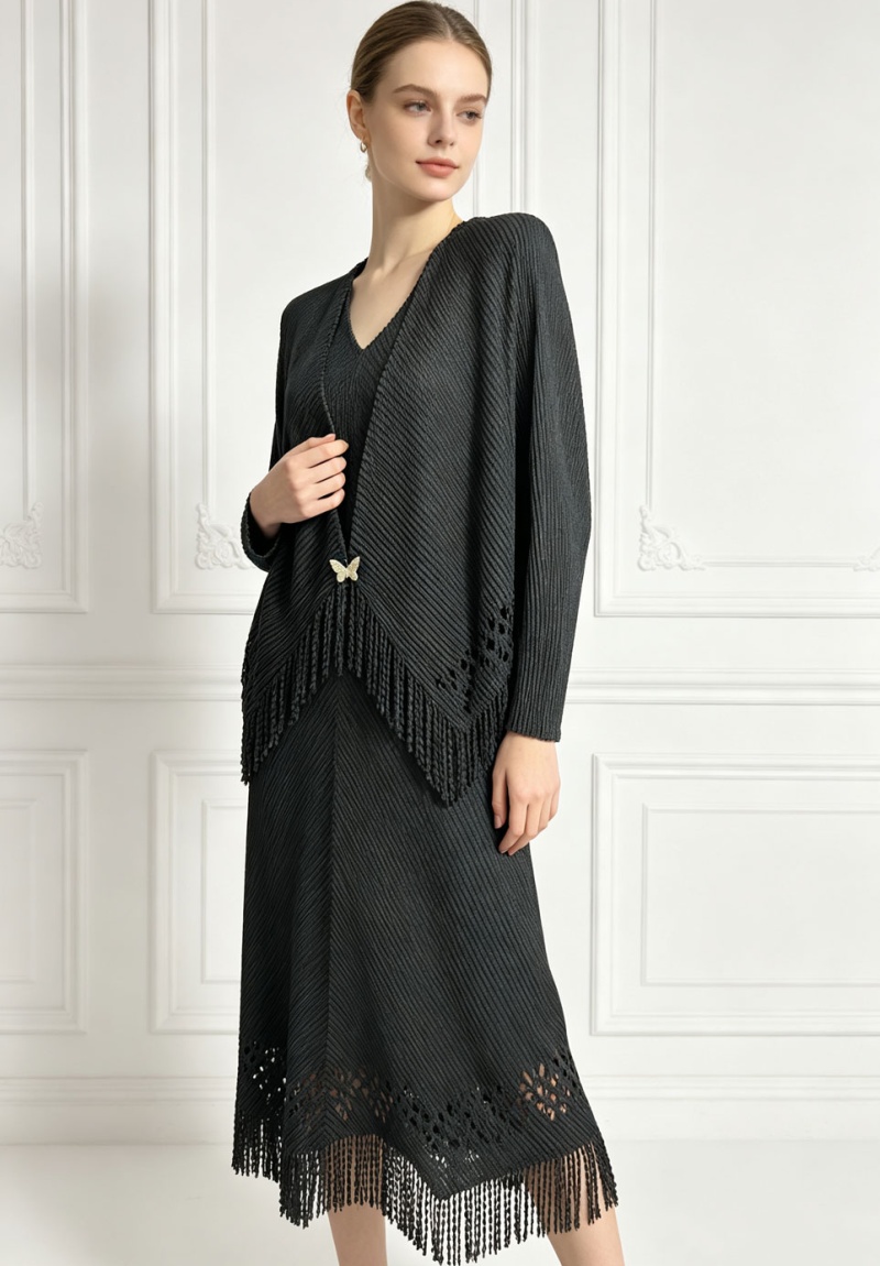 Inside the ride long dress tops a set for women