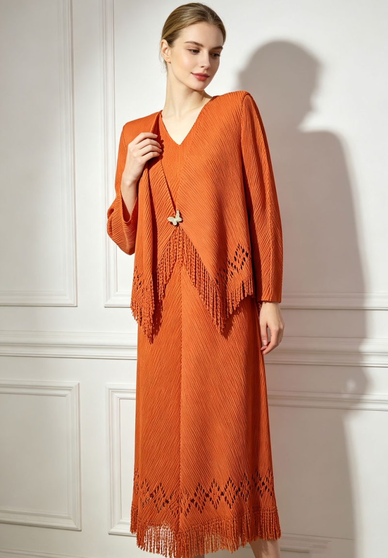 Inside the ride long dress tops a set for women