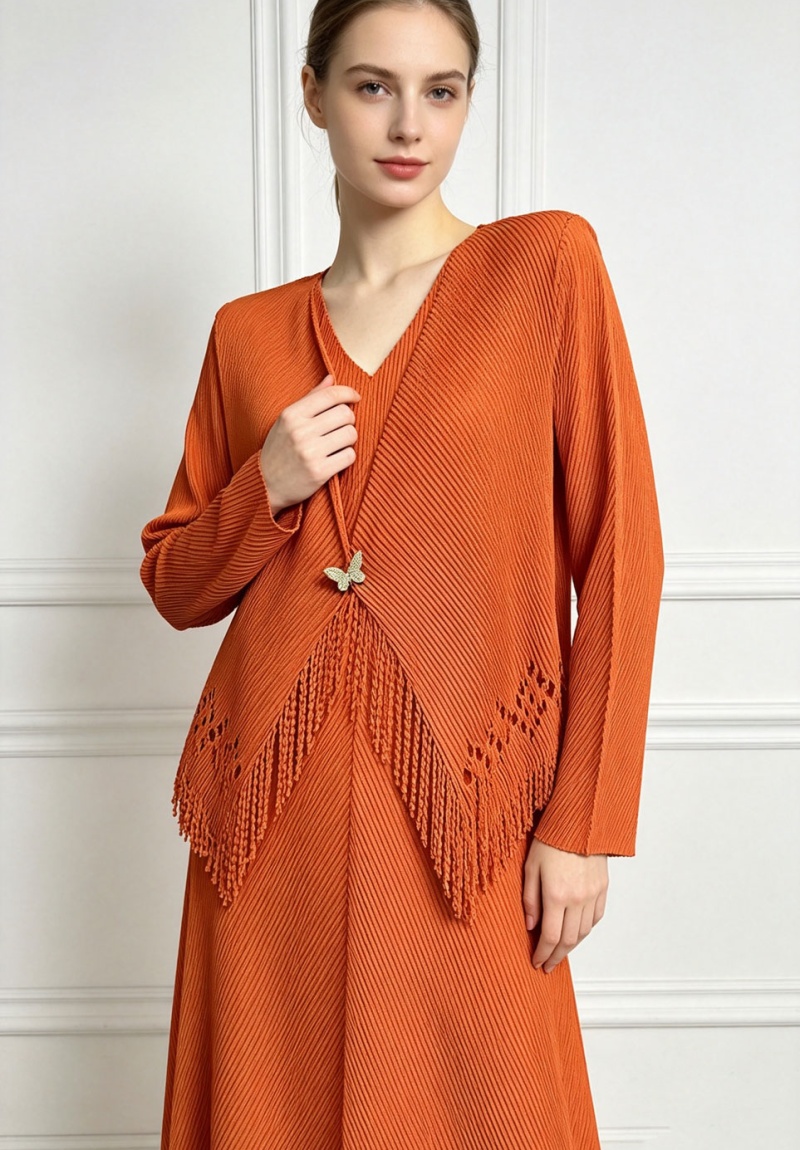 Inside the ride long dress tops a set for women