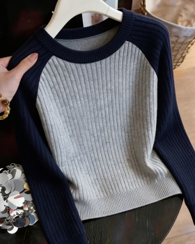 Autumn bottoming shirt slim tops for women