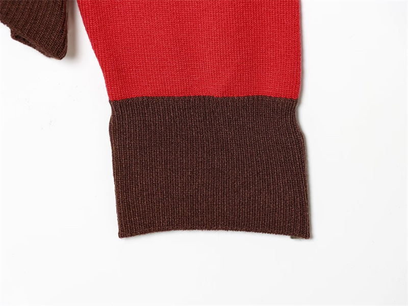 Temperament stripe shirts European style fashion sweater
