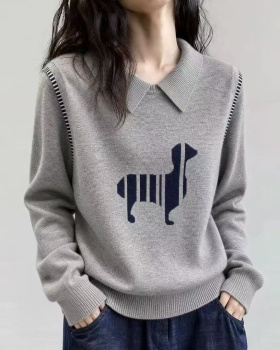 Knitted sweater autumn and winter bottoming shirt