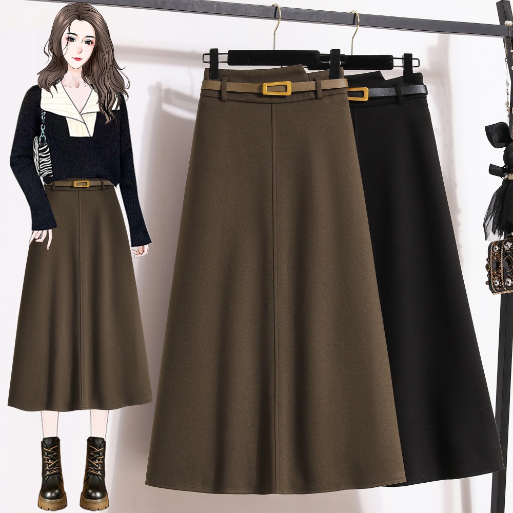 Large yard thick long dress slim skirt for women