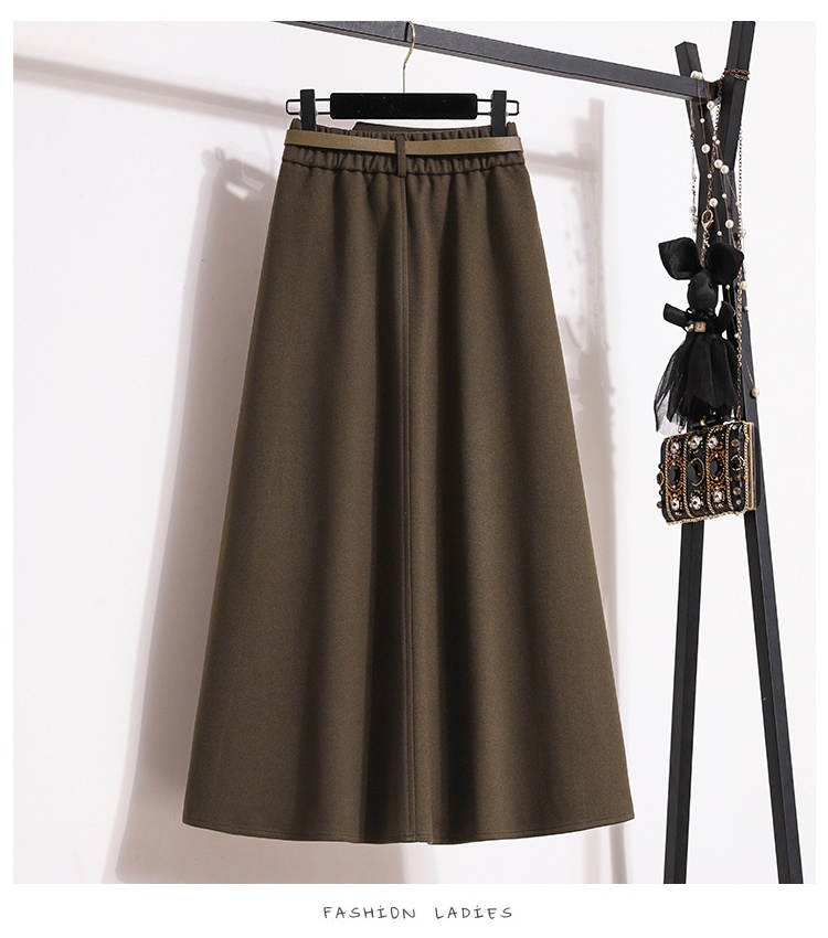 Large yard thick long dress slim skirt for women