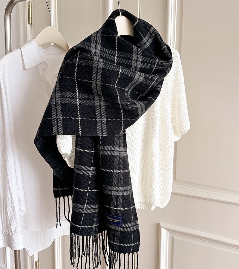 Big retro shawl thermal imitation of cashmere scarves