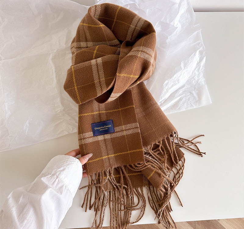Big retro shawl thermal imitation of cashmere scarves