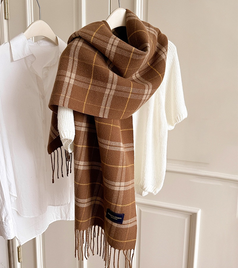 Big retro shawl thermal imitation of cashmere scarves