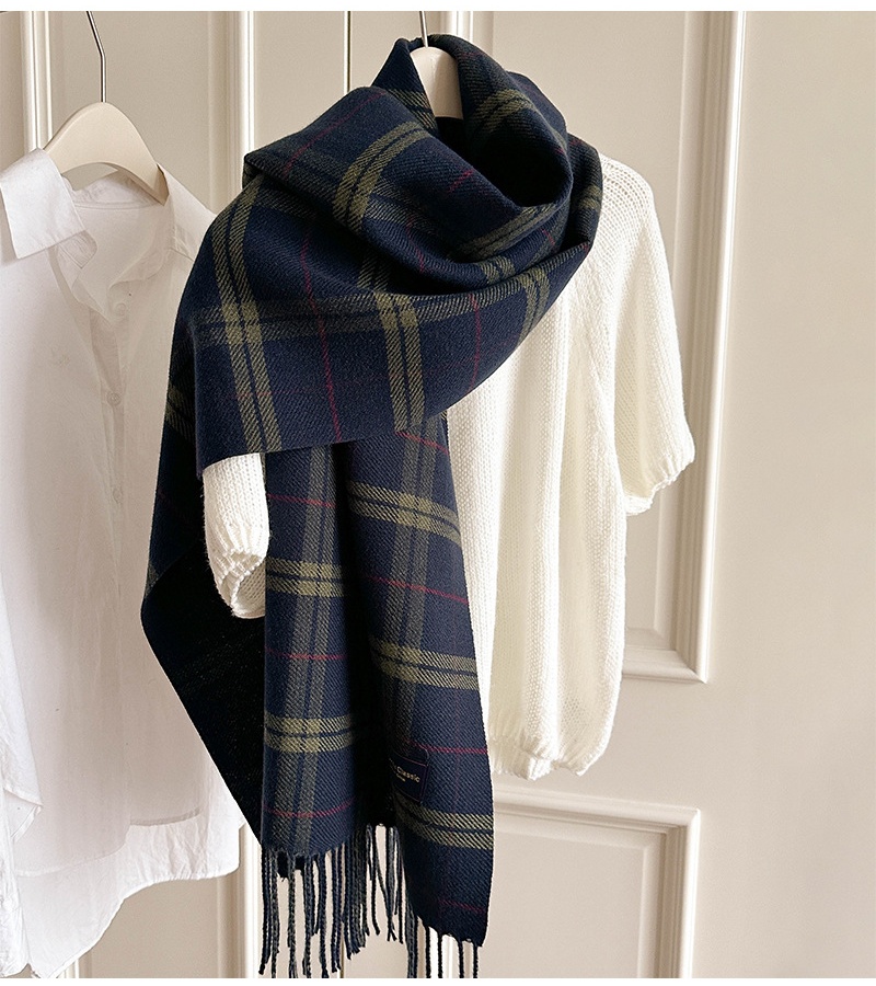 Big retro shawl thermal imitation of cashmere scarves