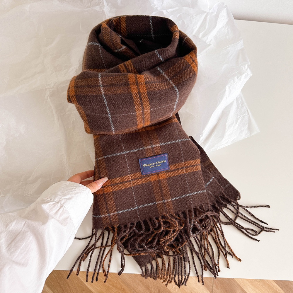 Big retro shawl thermal imitation of cashmere scarves