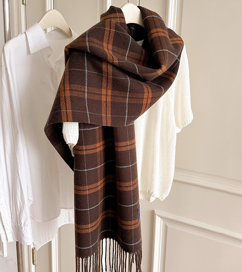 Big retro shawl thermal imitation of cashmere scarves