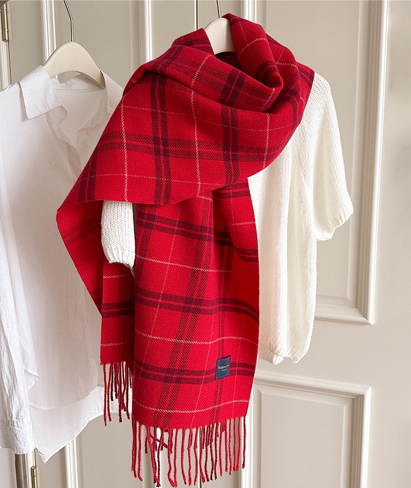 Big retro shawl thermal imitation of cashmere scarves