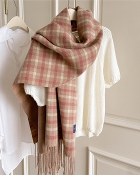 All-match couples British style shawl retro tassels scarves