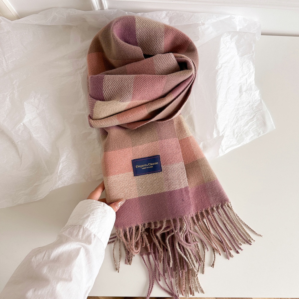 Korean style tender scarves box shawl for women