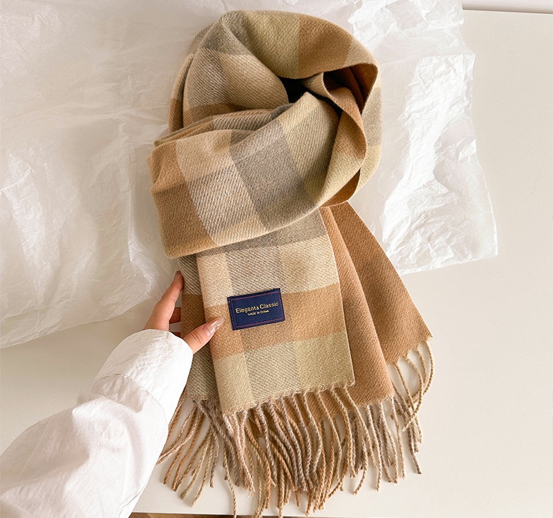 Korean style tender scarves box shawl for women