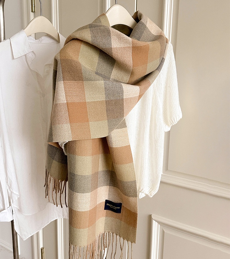 Korean style tender scarves box shawl for women