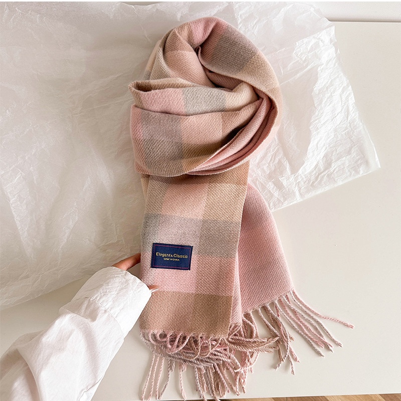 Korean style tender scarves box shawl for women