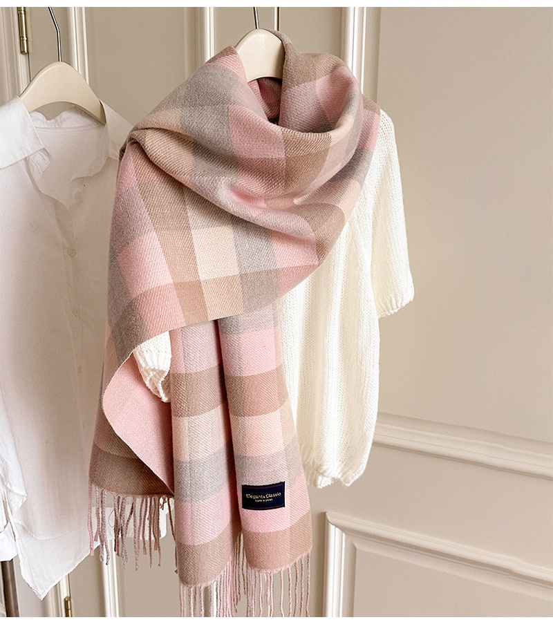 Korean style tender scarves box shawl for women