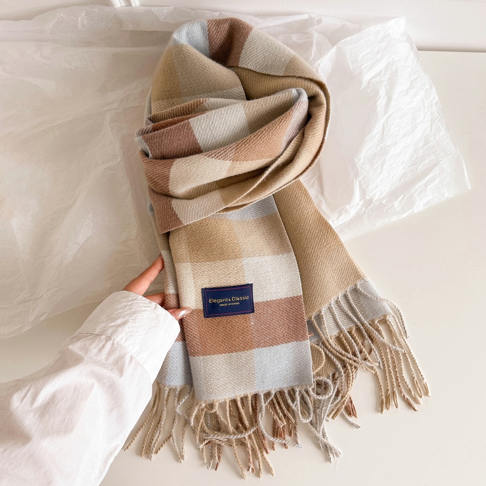 Korean style tender scarves box shawl for women