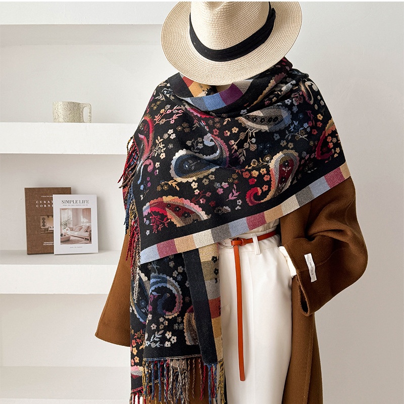 Outside the ride scarves Bohemian style shawl