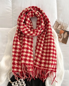 Imitation of cashmere scarf houndstooth scarves for women