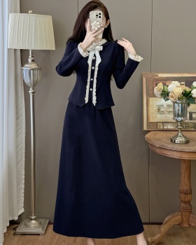 Lace temperament France style sweet skirt 2pcs set