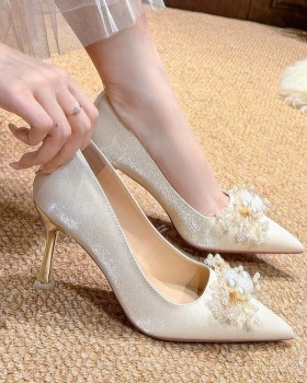 Flowers wedding shoes crystal wedding shoes for women