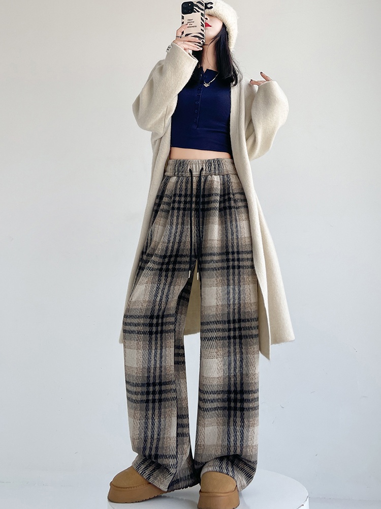 Mopping straight pants wide leg pants Casual pants for women