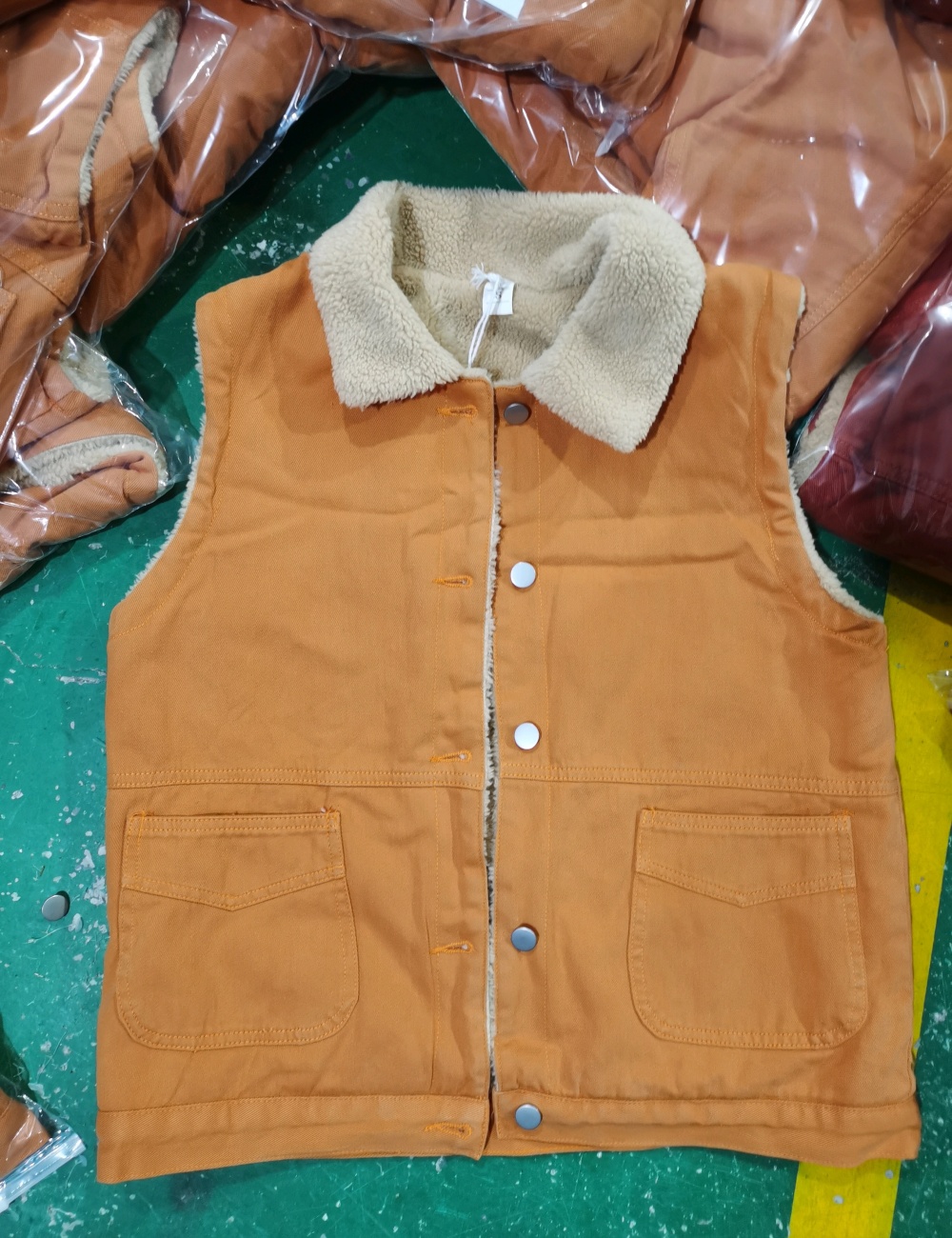 Thick cotton Korean style plus velvet all-match waistcoat