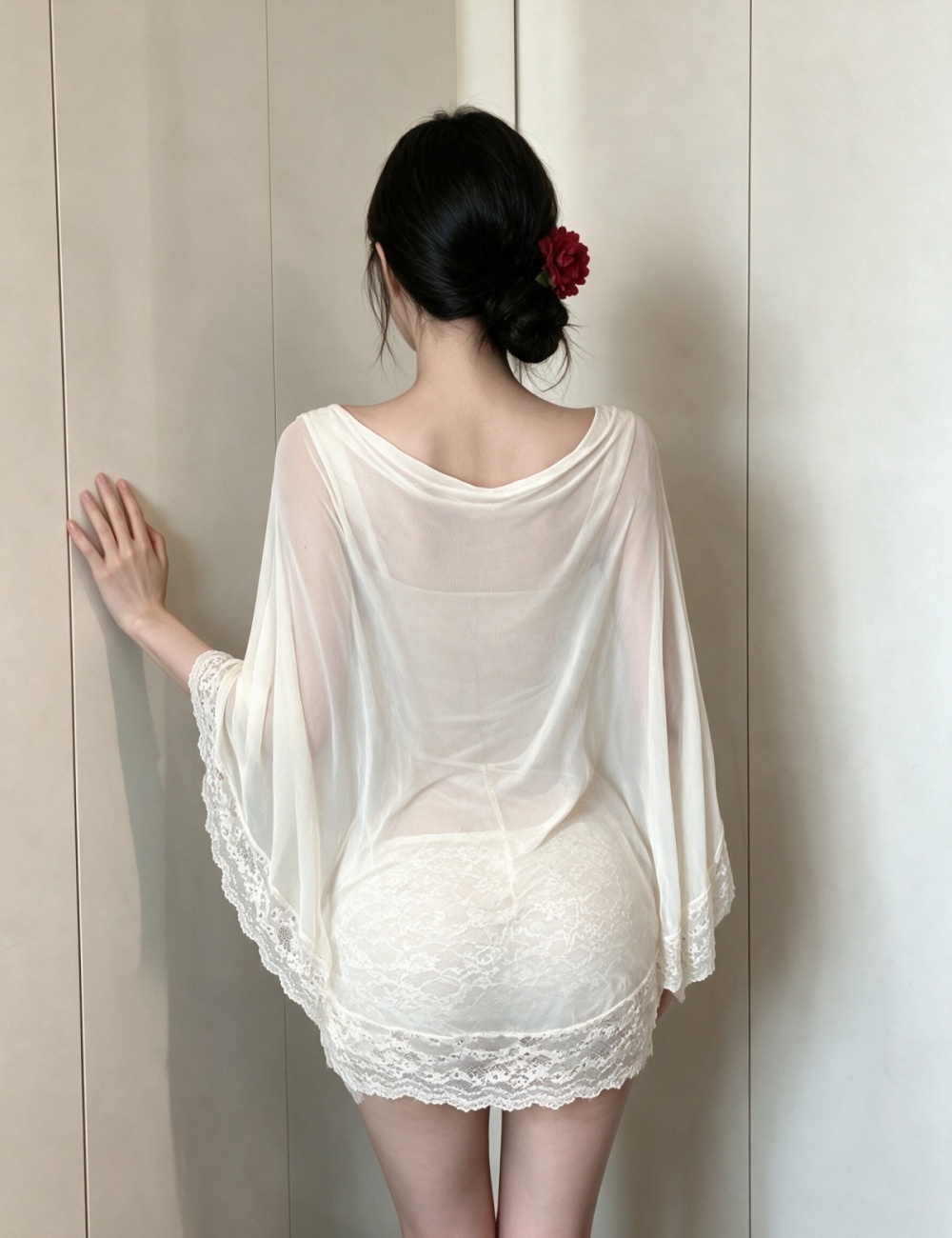 Spicegirl perspective cloak white enticement dress for women