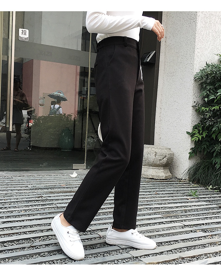 High waist long pants autumn and winter pants for women