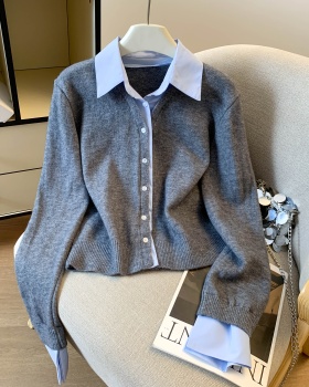 College style sweater Korean style tops for women