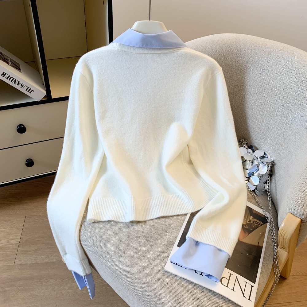 College style sweater Korean style tops for women