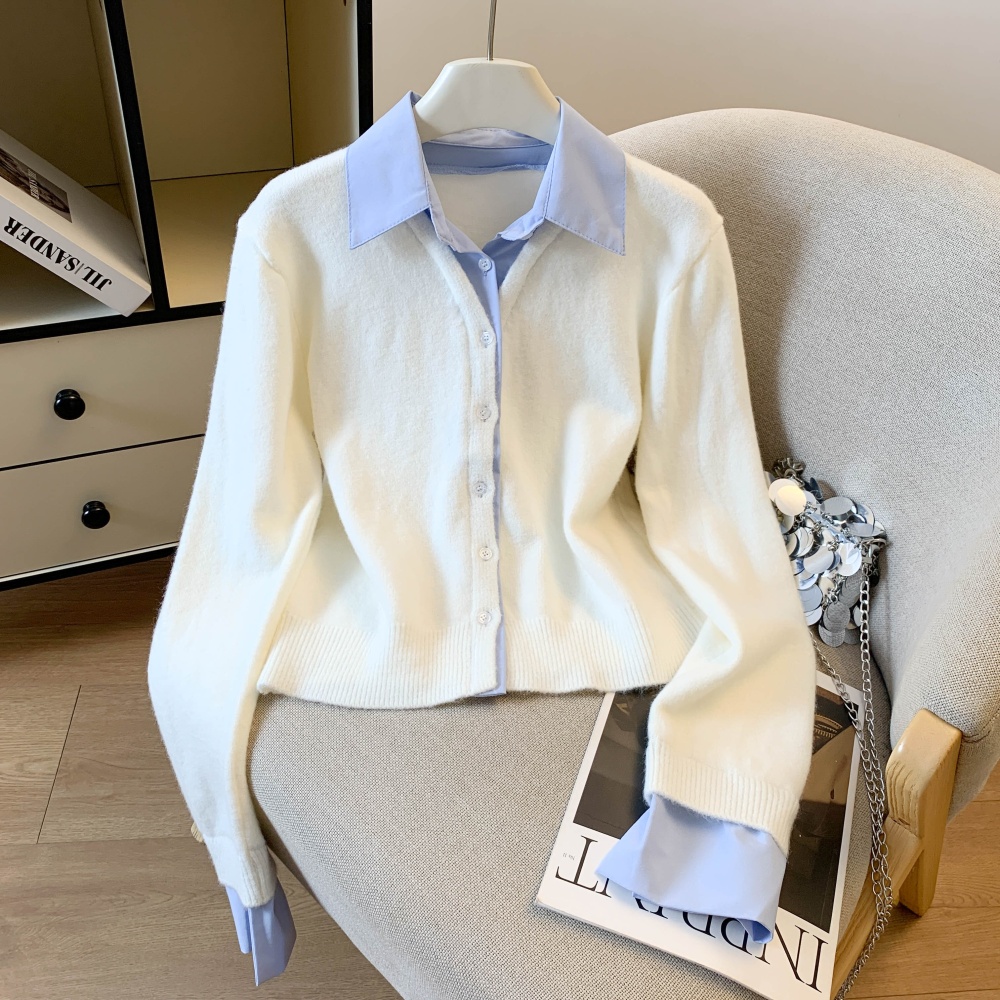 College style sweater Korean style tops for women