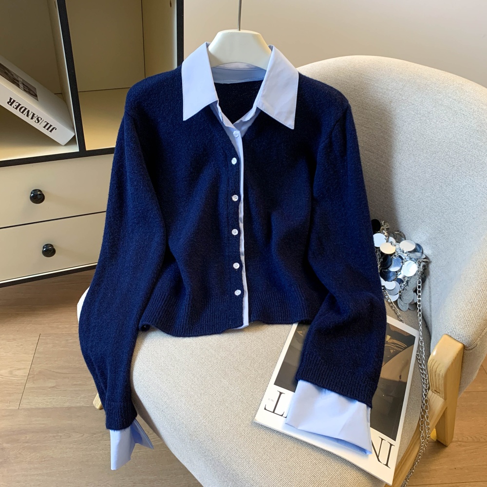 College style sweater Korean style tops for women