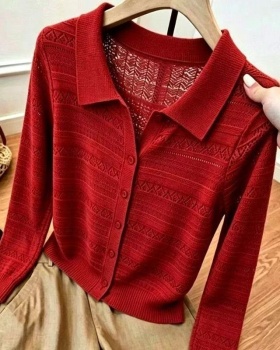 Long sleeve T-shirt Korean style sweater for women